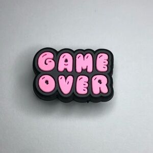 5/$10 Game over crocs charm/jibbitz
